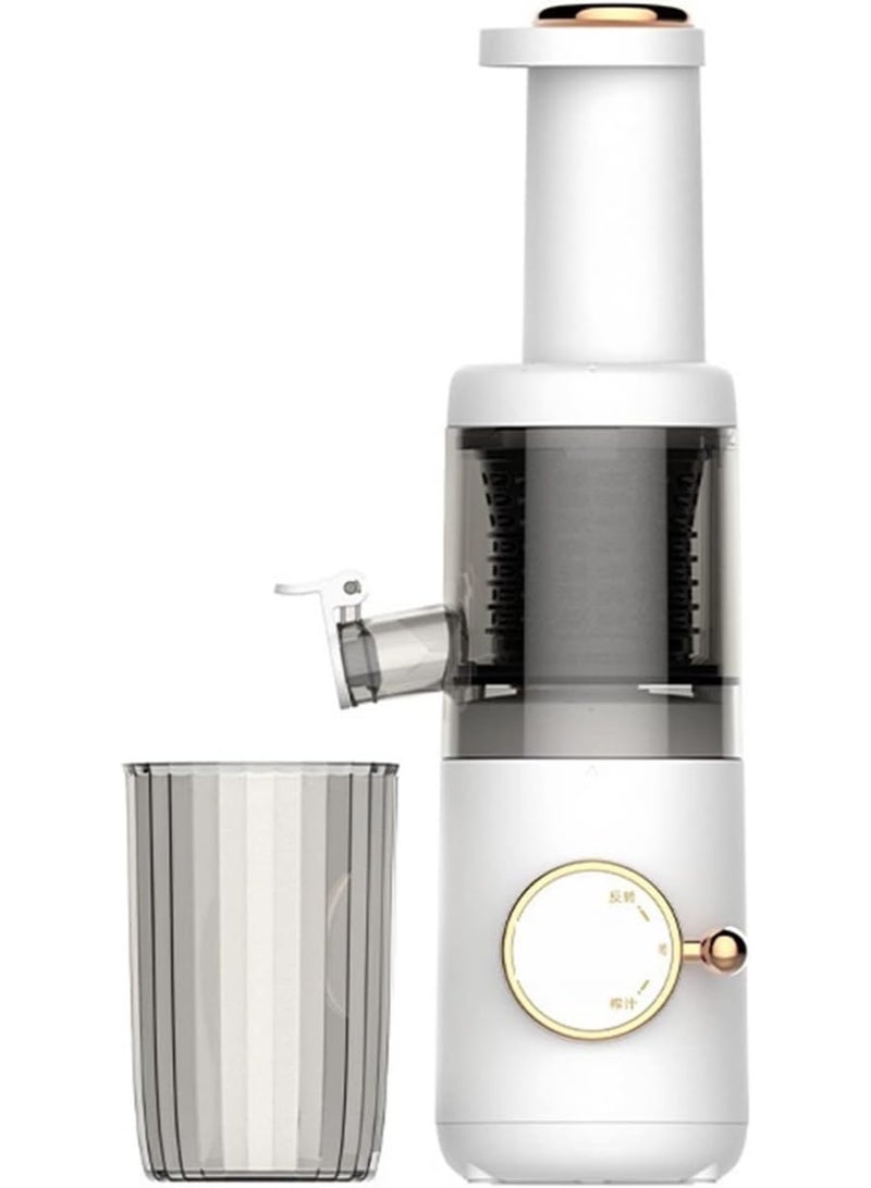 BlueFire Mini Slow Juicer Screw Cold Press Extractor – Portable Filter-Free Electric Fruit & Vegetable Juicer Machine with Wide Feed Chute, High Juice Yield & Easy Cleaning Design - Image 1